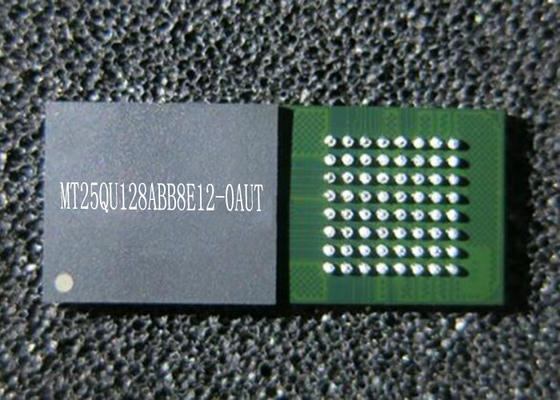 Chip bộ nhớ MT25QU128ABB8E12-0AUT 1.8V Bộ nhớ flash nối tiếp nhiều I/O IC 24-TBGA