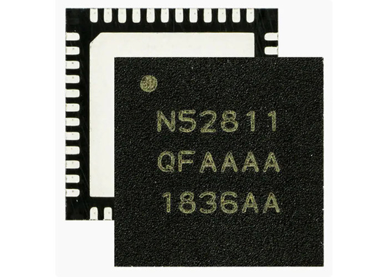 IC thu phát RF gắn trên bề mặt 2.4GHz 48-VFQFN NRF52811-QFAA-B-R7