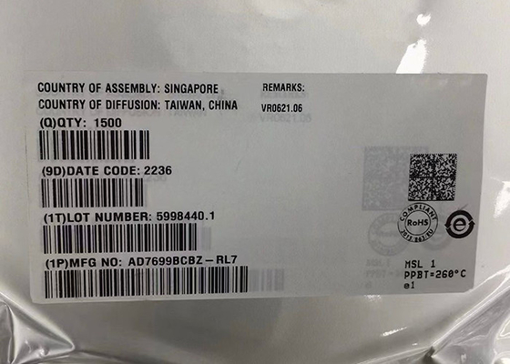 Chip mạch tích hợp AD7699BCBZ 16 bit 8-Channel Analog To Digital Converter