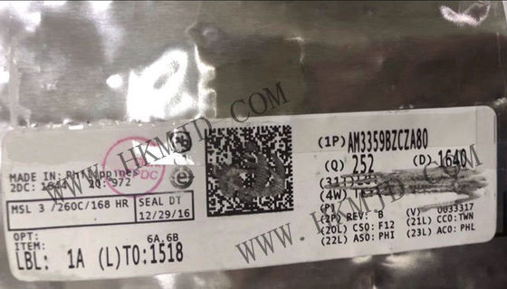 Máy vi điều khiển MCU AM3359BZCZA80 MPU SITARA 800MHZ 324NFBGA