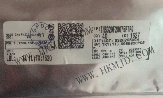 Máy vi điều khiển MCU TMS320F28075PTPQ 32 bit đơn lõi ô tô chức năng an toàn vi điều khiển IC