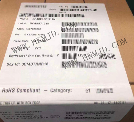 Mảng cổng có thể lập trình trường EP4CE15F17I7N FBGA-256 963LAB Cyclone IV E FPGA mạch tích hợp 200MHz
