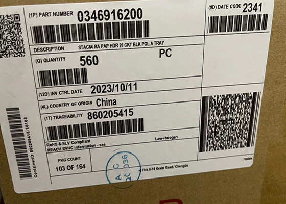 Chip mạch tích hợp 34691-6200 Bộ kết nối hình chữ nhật ô tô