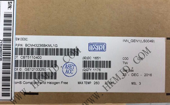 Mô-đun truyền thông không dây BCM43236BKML1G SoC RF hai băng tần một chip