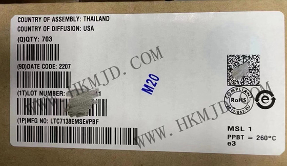 Chip mạch tích hợp LTC7138EMSE 400mA Buck Switching Regulator IC MSOP16