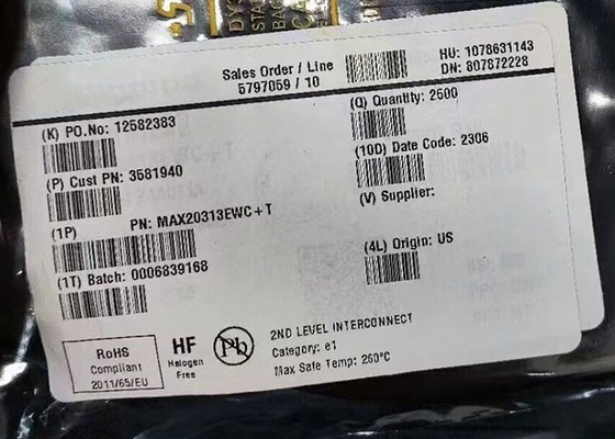 Chip mạch tích hợp MAX20313EWC 500mA đến 6A Chuyển đổi giới hạn dòng điều chỉnh