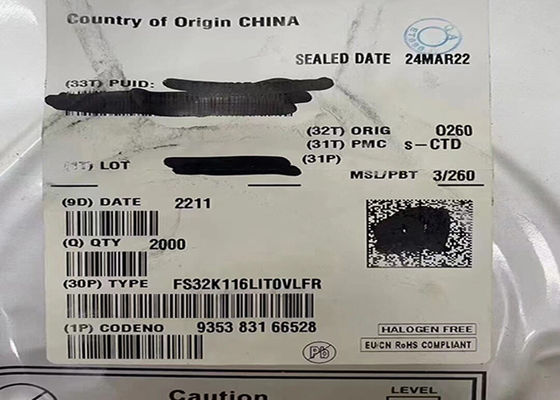 Máy vi điều khiển MCU FS32K116LIT0VLFR 48MHz ARM Cortex-M0+ S32K Máy vi điều khiển IC 48-LQFP