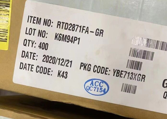 Chip mạch tích hợp RTD2871FA-GR 4K Smart Augmented Reality hoặc Virtual Reality TV SoC
