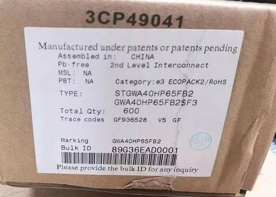 STGWA40HP65FB2 Chip mạch tích hợp 650V High Speed HB2 Series IGBT Transistors