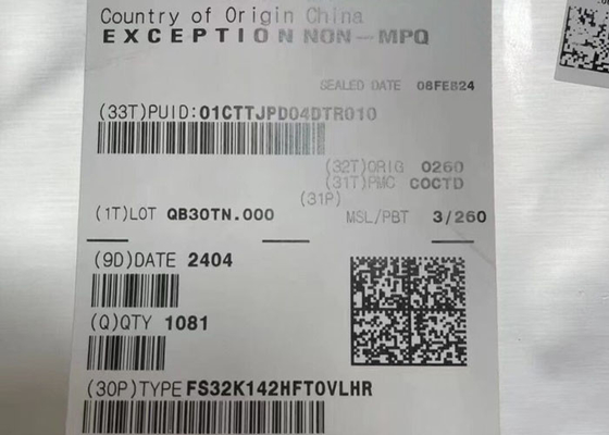 Máy vi điều khiển MCU FS32K142HFT0VLHR S32K1 Máy vi điều khiển chung dành cho ô tô