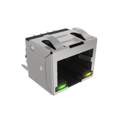 RJE881882140 Connectors Low Profile Vertical RJ45 EMI-Quiet Modular Jack Connectors