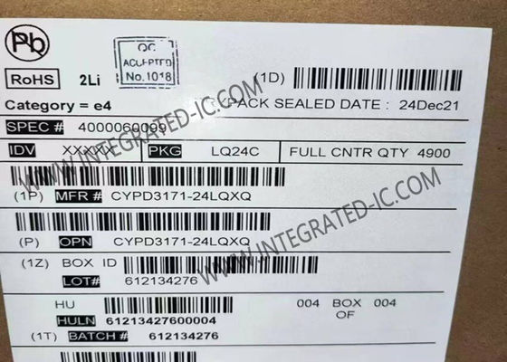 CYPD3171-24LQXQ Chip mạch tích hợp EZ-PD TM CCG3PA USB Type-C Port Controller