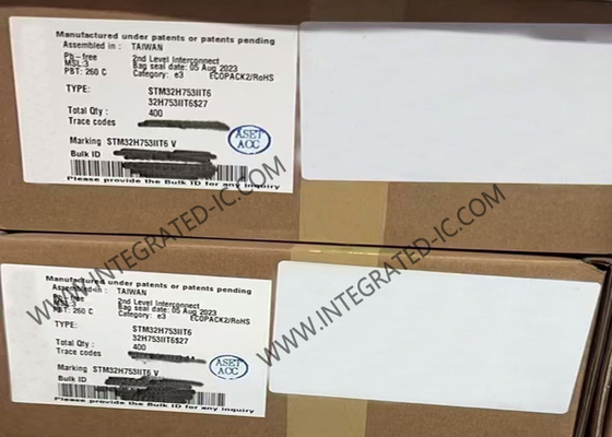 2MB FLASH STM32H753IIT6 IC vi điều khiển lõi đơn 480MHz 176-LQFP