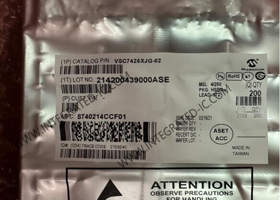 IC Ethernet VSC7425XJG-02 IC chuyển mạch Ethernet 2 lớp 10 cổng được quản lý BGA-672