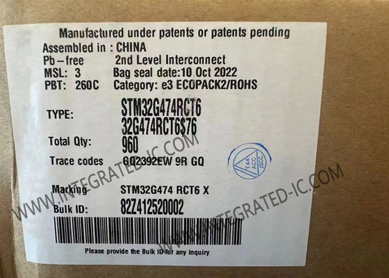 Vi điều khiển 170MHz MCU STM32G474RCT6 ARM Cortex-M4F LQFP64 IC vi điều khiển