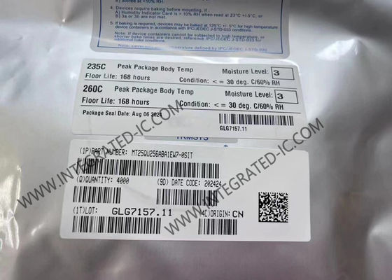 Mạch tích hợp chip MT25QU256ABA1EW7-0SIT IC nhớ 256Mbit 133MHz 8-WDFN