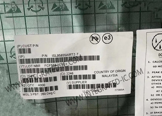 ISL95855AIRTZ Chip mạch tích hợp 0V đến 1.52V Bộ điều chỉnh điện áp cho các CPU IMVP8 TM