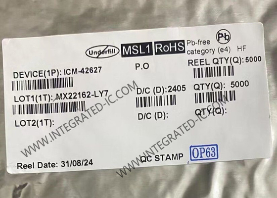 ICM-42627 Bộ cảm biến IC hiệu suất cao 6 trục MotionTracking IMU với thư viện AirMotion