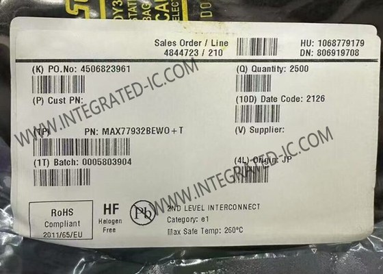 MAX77932BEWO Chip mạch tích hợp 8A Chuyển đổi tụy chuyển đổi hai pha