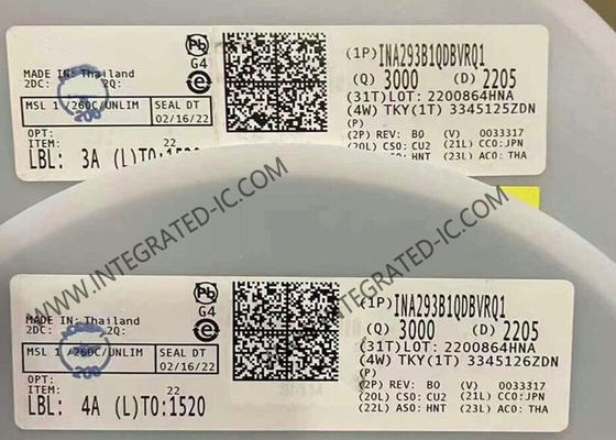 INA293B1QDBVRQ1 Chip mạch tích hợp 1.3MHz Bộ khuếch đại cảm biến dòng cực chính xác