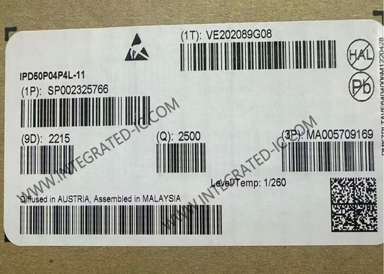 IPD50P04P4L-11 Chip mạch tích hợp kênh P 10.6mΩ OptiMOSTM-P2 Tranzit MOSFET ô tô