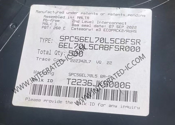 Vi điều khiển Chip MCU SPC56EL70L5CBFSR Kiến trúc nguồn 32-bit Vi điều khiển