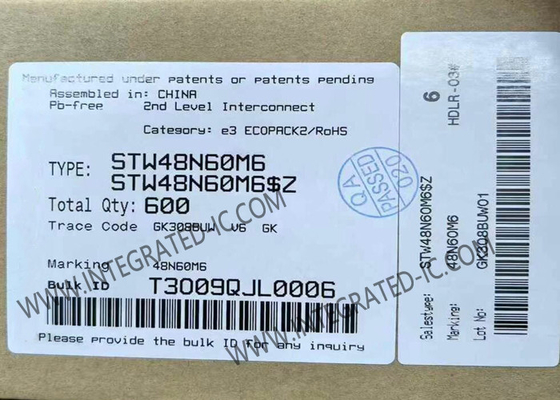 STW48N60M6 Chip mạch tích hợp kênh N 600V 39A Power MOSFET Transistors