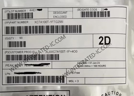 XC7A100T-1FTG256I Field Programmable Gate Array Hiệu suất cao Embedded Programmable Logic