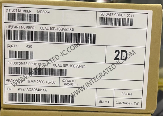 Mảng cổng có thể lập trình trường XCAU10P-1SBVB484I 3.5 Mbit Artix UltraScale + Mảng cổng có thể lập trình trường