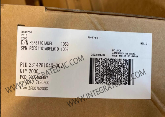 R5F51101ADFL Microcontroller MCU cực thấp 32MHz 32 bit RX MCU LFQFP-48