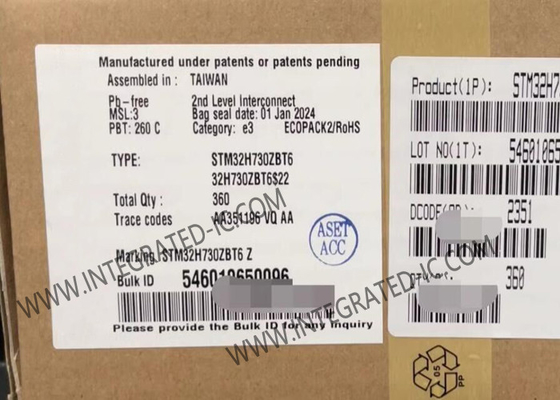 Vi điều khiển nhúng MCU STM32H730ZBT6 550MHz 128KB IC vi điều khiển