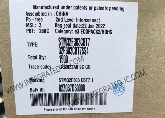 Microcontroller MCU STM32F303CBT7 MCU tín hiệu hỗn hợp chính với DSP và FPU