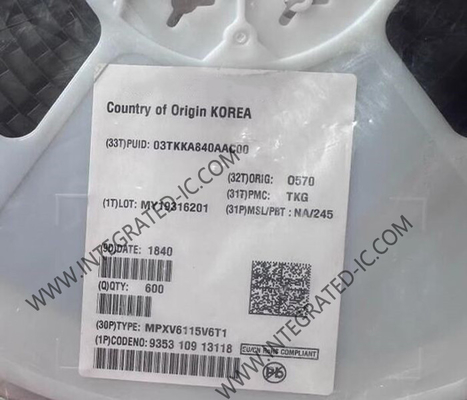 MPXV6115V6T1 Cảm biến IC -115 đến 0 kPa đo và cảm biến áp suất tuyệt đối SOP-8
