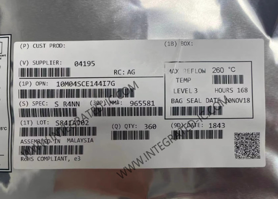 Mảng cổng lập trình trường 10M04SCE144I7G 144-LQFP MAX 10 FPGA mạch tích hợp 450MHz