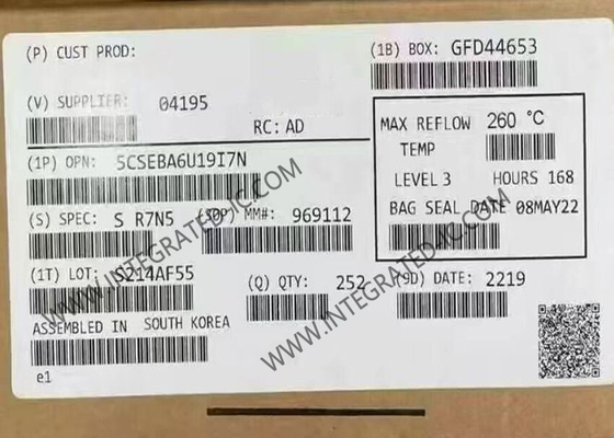 5CSEBA6U19I7N Cổng lập trình Mảng 800 MHz Cyclone v Se Soc FPGA IC UBGA484