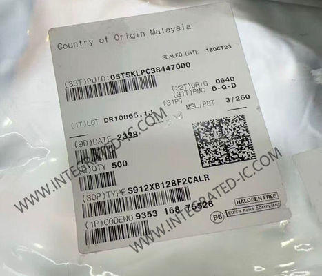 S912XB128F2Calr vi điều khiển MCU 40MHz S12XB vi điều khiển 16 bit MCU MCU