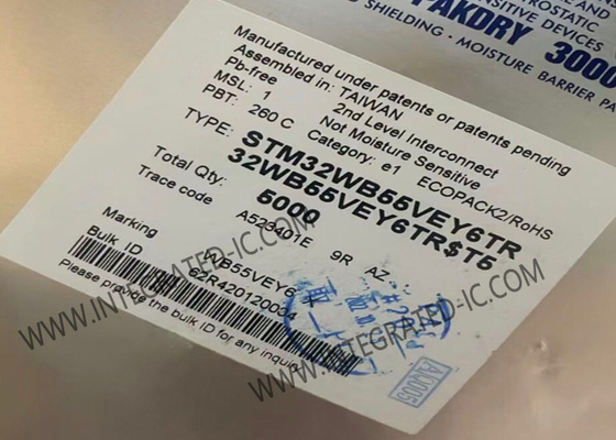 STM32WB55VEY6TR Microcontroller MCU 2Mbps Multiprotocol không dây 32Bit MCU WLCSP100