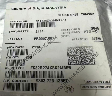 IC vi điều khiển nhúng FS32R274KSK2MMM 240MHz 2MB FLASH 257-LFBGA