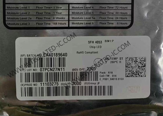 Chip mạch tích hợp SFH4053 1.6V 70mA Bộ phát hồng ngoại công suất cao