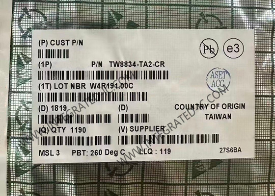 TW8834-TA2-CR Chip mạch tích hợp Bộ xử lý video LCD TQFP100 Bộ xử lý hiển thị