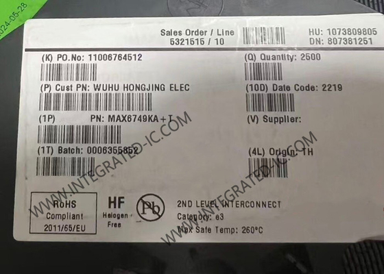 Chip mạch tích hợp MAX6749KA µP Mạch Reset SOT-23-8 Mạch Giám sát