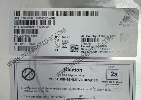 SI8660BD-ASR Chip mạch tích hợp 5000Vrms Sáu kênh cô lập kỹ thuật số SOIC16