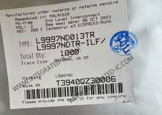 L9997ND013TR Chip mạch tích hợp hai nửa cầu SOIC20 Driver Driver