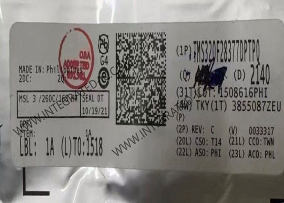 Máy vi điều khiển MCU TMS320F28377DPTPQ Máy vi điều khiển ô tô IC 32 bit hai lõi 200MHz 1MB FLASH