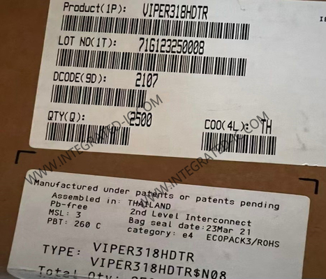 VIPER318HDTR Chip mạch tích hợp tiết kiệm năng lượng chuyển đổi điện áp cao ngoài tuyến 16-SOIC