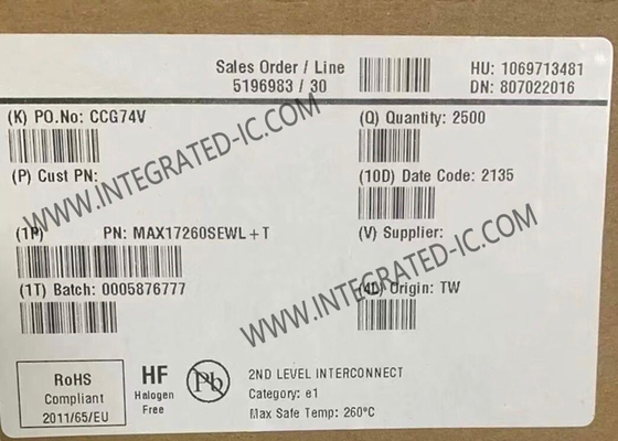 MAX17260SEWL Hệ thống quản lý pin chip mạch tích hợp IC Lithium Ion 9-WLP