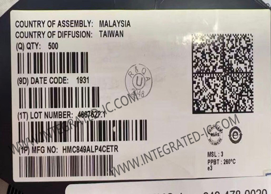 Mô-đun Giao tiếp Không dây HMC849ALP4CETR Công tắc SPDT Không phản xạ Cách ly Cao
