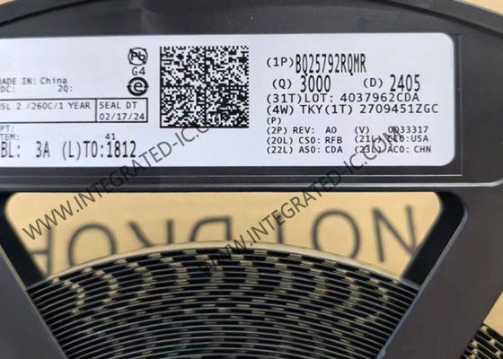 BQ25792RQMR Chip mạch tích hợp 5A Bộ sạc pin Buck-Boost với bộ chọn đầu vào kép