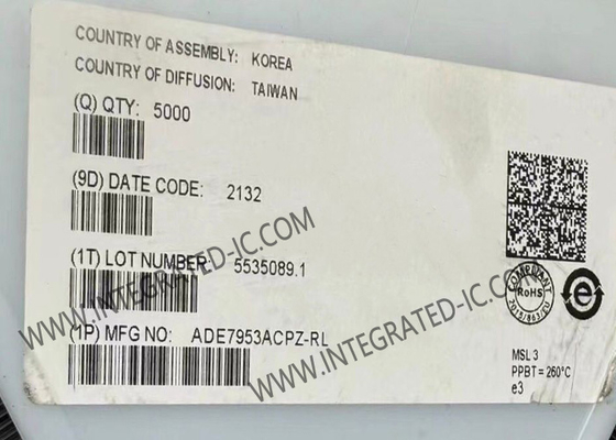 Chip mạch tích hợp ADE7953ACPZ IC đo lường đa chức năng một pha với đo dòng trung tính