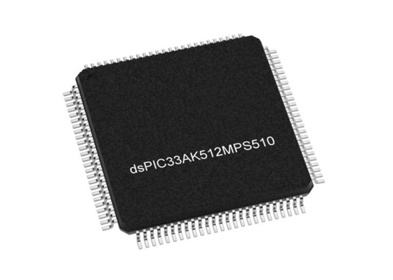 DSPIC33AK512MPS510-I/PT Bộ vi điều khiển MCU 32Bit Bộ điều khiển tín hiệu số TQFP100